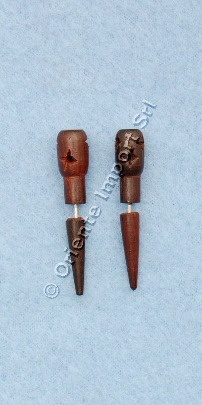 PIERCING ORECCHINO FINTO ALLARGATORE IN LEGNO ROSS PIERCING ORECCHINO FINTO ALLARGATORE IN LEGNO ROSS