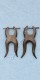 PIERCING, ORECCHINO STICK IN LEGNO NERO.LUNG