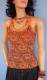 TOP IN COTONE CON STAMPE FANTASIA DAVANTI E TINTA