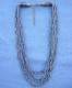 COLLANA PERLINE 9 FILI.COLORE ANTRACITE.br