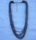 COLLANA PERLINE 9 FILI.COLORE NERO.QUA