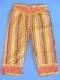 PANTALONI A PINOCCHIETTO IN COTONE A RIGHE SENZA T