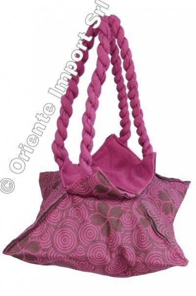 BORSE DA SPALLA BORSA DA MANO A DIAMANTE COTONE STAMPATO, CON MANI - Etnika Slog d.o.o.