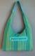 BORSA DA SPALLA IN COTONE LEGGERO A RIGHE VERTICAL