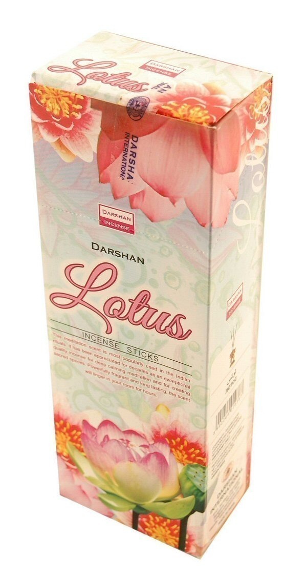INCENSO DARSHAN, FRAGRANZA LOTO.CONFEZIONE INCENSO DARSHAN, FRAGRANZA LOTO.CONFEZIONE