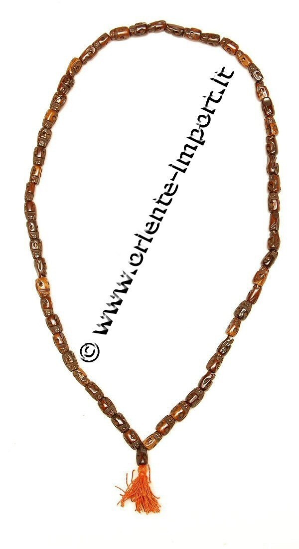 /\r\nCOLLANA MALA 54 TESCHI OSSO 15MM CON FIOC /\r\nCOLLANA MALA 54 TESCHI OSSO 15MM CON FIOC
