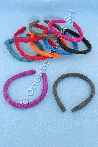 FERMACAPELLI IN LANA COTTA CERCHIETTO FERMACAPELLI IN LANA COTTA, STRETTO SPE - com Etnika Slog d.o.o.