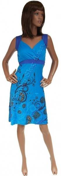 VESTITO MAGLINA DI COTONE ELASTAN, INCROCIATO DAVA