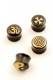 PIERCING, ALLARGATORI IN ACRILICO PLUG SVASATI CON