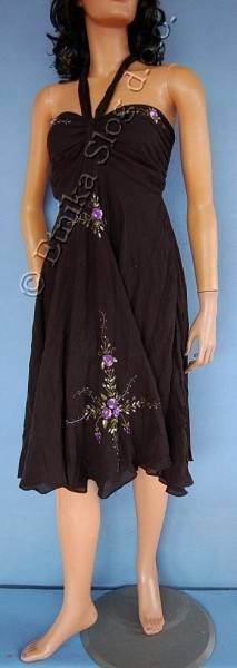 ABITO IN COTONE, SENZA SPALLINE, CON ELASTICO DIET