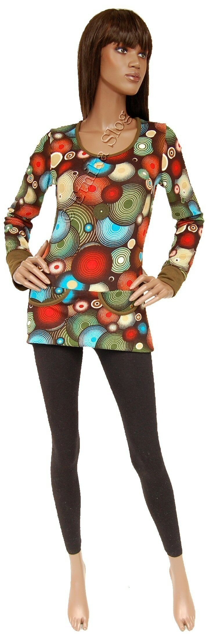 MAGLIA LUNGA IN TESSUTO CON ELASTAN, CON TASCHE MA MAGLIA LUNGA IN TESSUTO CON ELASTAN, CON TASCHE MA