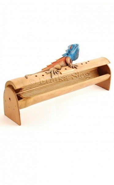 INCENSE HOLDER FROM BAMBOO AND RESIN PI-THL04B-01-BL - Oriente Import S.r.l.