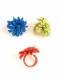 ANELLO IN CUOIO CON FEDINA REGOLABILE,VARI FIORI E
