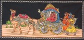 BATIK COLORATO DIPINTO SU TELA DI COTONE CON APPLI