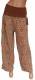 PANTALONE PALAZZO IN JERSEY COTONE STAMPATO CON RI