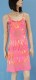 VESTITO AL GINOCCHIO IN COTONE TIE DYE, SPALLINA S