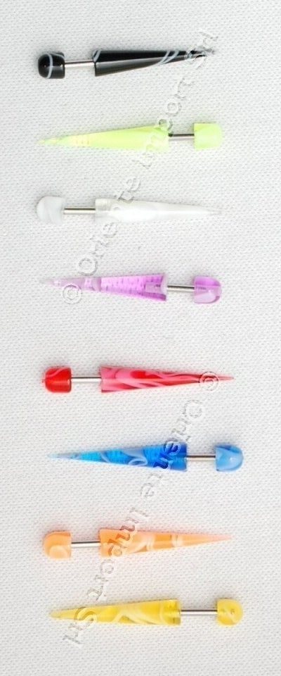 PIERCING ORECCHINI PUNTE COLORATE FINE.DISPO PIERCING ORECCHINI PUNTE COLORATE FINE.DISPO