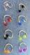 PIERCING SPIRALE PICCOLO CON PALLINE COLORATE mm 3