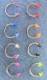 PIERCING CERCHIETTO PICCOLO CON PUNTE COLORATE mm