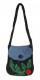 BORSA IN LANA COTTA DA SPALLA. CHIUSURA CON CERNIE