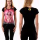 T-SHIRT IN POLIESTRE, CON STAMPA IN FRONTE, MANICH