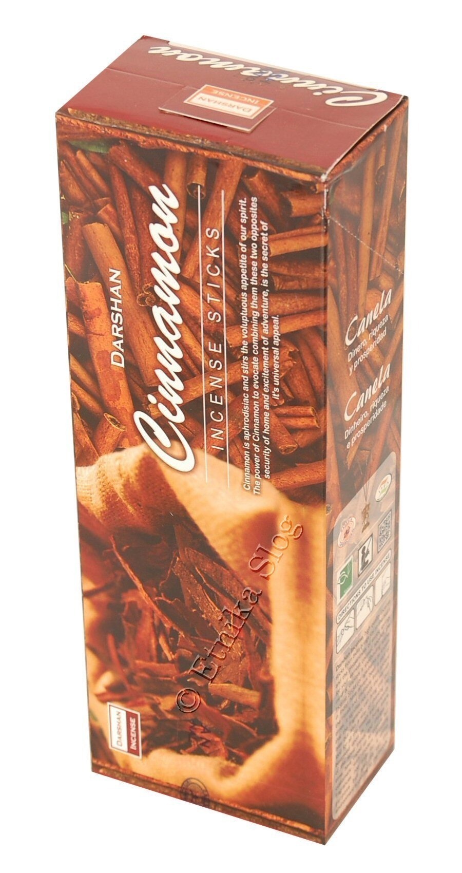 INCENSO DARSHAN, FRAGRANZA CINNAMON - CANNELLA. INCENSO DARSHAN, FRAGRANZA CINNAMON - CANNELLA.