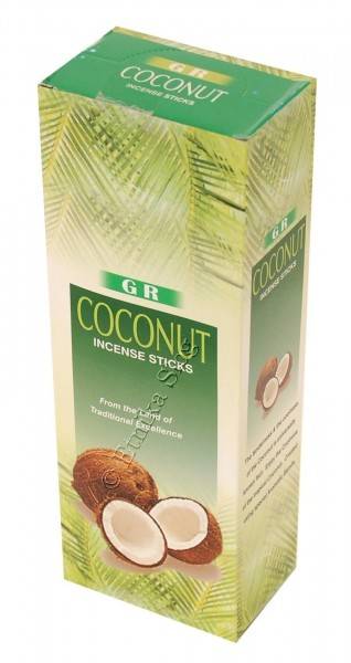 INCENSI ESAGONO 6 BUSTE INCENSO DI PRODOTORE GRFRAGRANZA -&nbsp;COCONUT - Etnika Slog d.o.o.