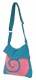 BORSA PICCOLA DA SPALLA IN COTONE GROSSO CANGIANTE