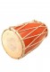 STRUMENTO MUSICALE, TAMBURO DOPPIO GRANDE IN LEGNO