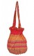 BORSA DA SPALLA A SACCHETTO IN COTONE A RIGHE CON