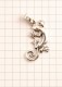 PENDENTE ARGENTO MM15X30.- GEKO -/