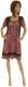 VESTITO IN TESSUTO CON ELASTAN, MANICHE CORTE, COL