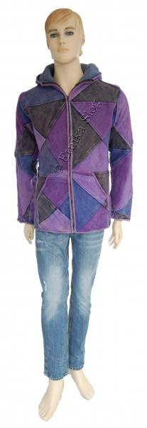 GIACCONI UOMO GIACCONE IN COTONE PATHCWORK STONE WASHED CON CAPP - com Etnika Slog d.o.o.