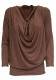 TOP MAGLIA MANICA LUNGA IN TESSUTO CON ELASTAN, CO