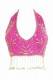 TOP DANZA DEL VENTRE MODELLO A REGGISENO CON LACCI
