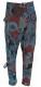 PANTALONI LUNGHI IN COTONE STAMPATO, CON BRETELLE