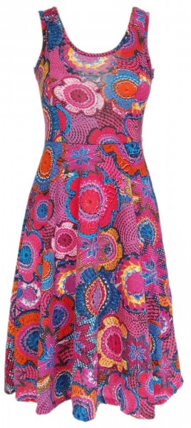 VESTITO IN MAGLINA DI COTONE CON ELASTAN, SPALLINA