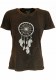 T-SHIRT DONNA IN COTONE STONEWASHED - OVERDYE CON