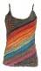 TOP CANOTTA COTONE STONEWASHED, CON RIGHE DIAGONAL