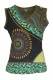 TOP IN COTONE LEGGERO CON STAMPE E RICAMO, SCOLLO
