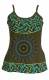 TOP CANOTTA IN COTONE LEGGERO CON STAMPE E RICAMO,