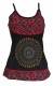 TOP CANOTTA IN COTONE LEGGERO CON STAMPE E RICAMO,
