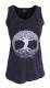 CANOTTA DONNA IN COTONE STONE WASHED OVERDYE CON S