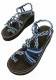 SANDALI SIMILPELLE CON ZEPPA CM 5,5 E CORDONCINI C