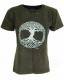 T-SHIRT DONNA IN COTONE STONEWASHED - OVERDYE CON