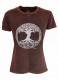T-SHIRT DONNA IN COTONE STONEWASHED - OVERDYE CON