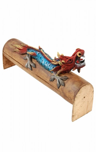 INCENSE HOLDER FROM BAMBOO AND RESIN PI-THL04A-02AZ - Oriente Import S.r.l.