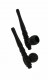 PIPA IN LEGNO NERO SMONTABILE.LUNGHEZZA CIRC