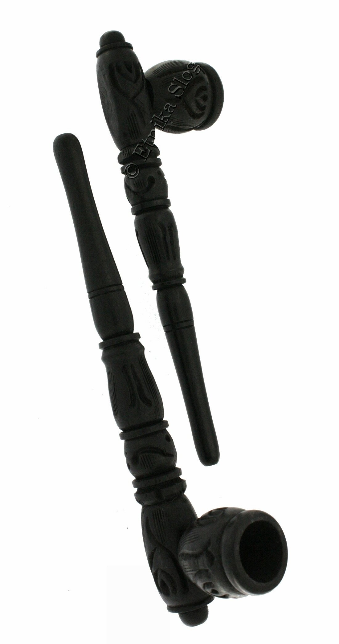 PIPA IN LEGNO NERO SMONTABILE.LUNGHEZZA CIRC PIPA IN LEGNO NERO SMONTABILE.LUNGHEZZA CIRC