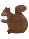 SCATOLA SEGRETA IN LEGNO A FORMA DI SCOIATTOLO.br